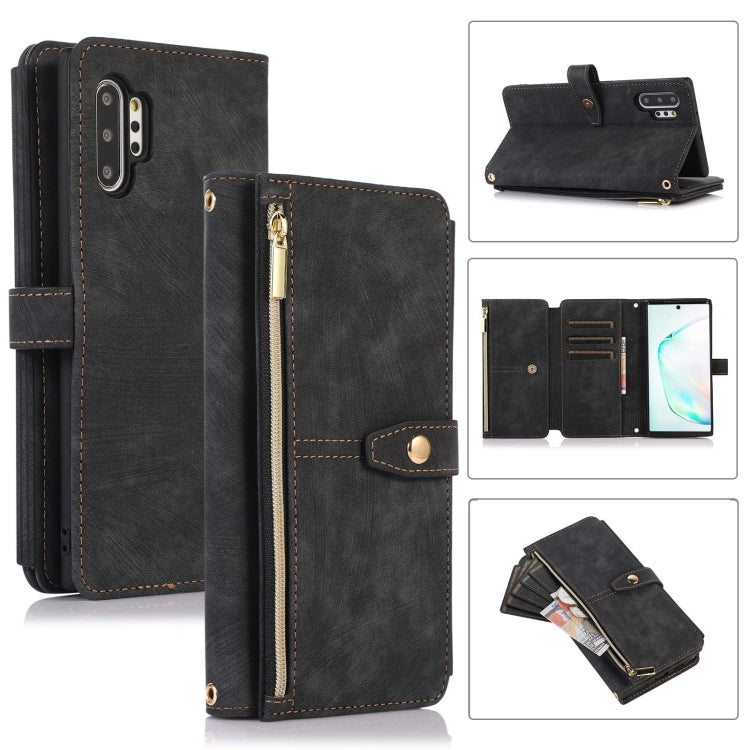 Dream 9-Card Wallet Zipper Bag Leather Phone Case, For Samsung Galaxy Note20, For Samsung Galaxy Note20 Ultra, For Samsung Galaxy Note10, For Samsung Galaxy Note10+, For Samsung Galaxy A53, For Samsung Galaxy A52 4G / 5G, For Samsung Galaxy A32 5G     ...