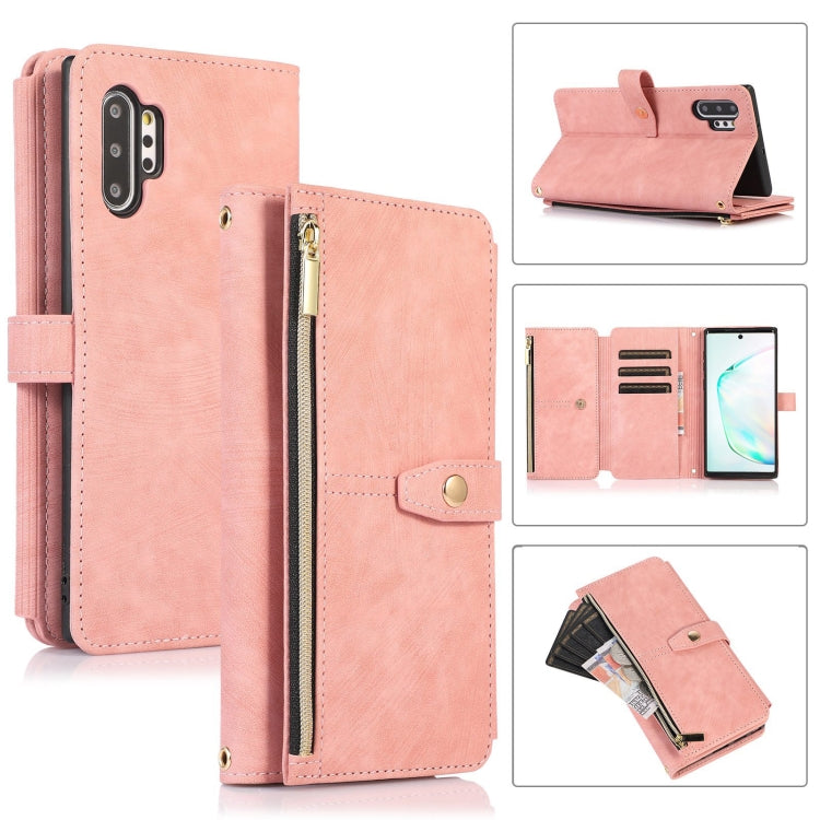 Dream 9-Card Wallet Zipper Bag Leather Phone Case, For Samsung Galaxy Note20, For Samsung Galaxy Note20 Ultra, For Samsung Galaxy Note10, For Samsung Galaxy Note10+, For Samsung Galaxy A53, For Samsung Galaxy A52 4G / 5G, For Samsung Galaxy A32 5G     ...