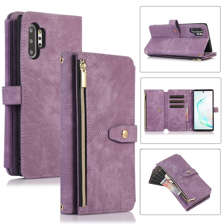 Dream 9-Card Wallet Zipper Bag Leather Phone Case, For Samsung Galaxy Note20, For Samsung Galaxy Note20 Ultra, For Samsung Galaxy Note10, For Samsung Galaxy Note10+, For Samsung Galaxy A53, For Samsung Galaxy A52 4G / 5G, For Samsung Galaxy A32 5G     ...