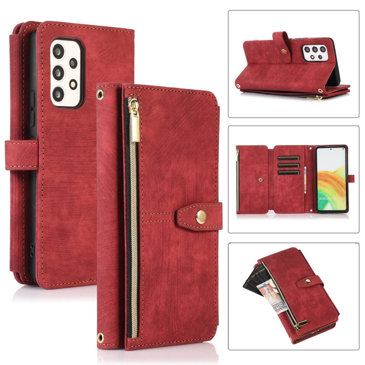 Dream 9-Card Wallet Zipper Bag Leather Phone Case, For Samsung Galaxy Note20, For Samsung Galaxy Note20 Ultra, For Samsung Galaxy Note10, For Samsung Galaxy Note10+, For Samsung Galaxy A53, For Samsung Galaxy A52 4G / 5G, For Samsung Galaxy A32 5G     ...