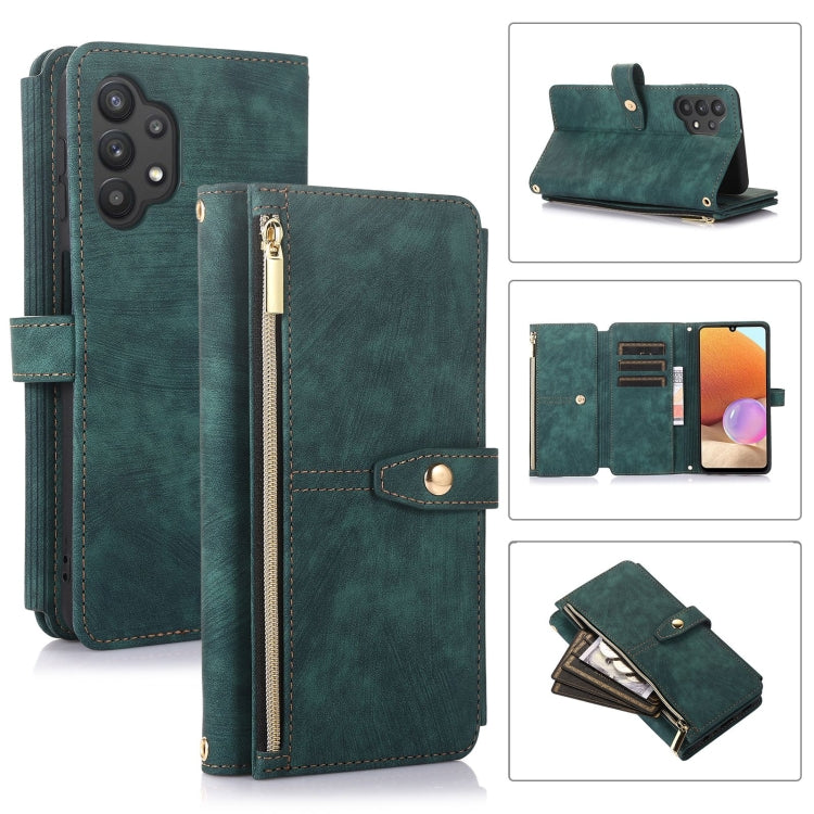 Dream 9-Card Wallet Zipper Bag Leather Phone Case, For Samsung Galaxy Note20, For Samsung Galaxy Note20 Ultra, For Samsung Galaxy Note10, For Samsung Galaxy Note10+, For Samsung Galaxy A53, For Samsung Galaxy A52 4G / 5G, For Samsung Galaxy A32 5G     ...