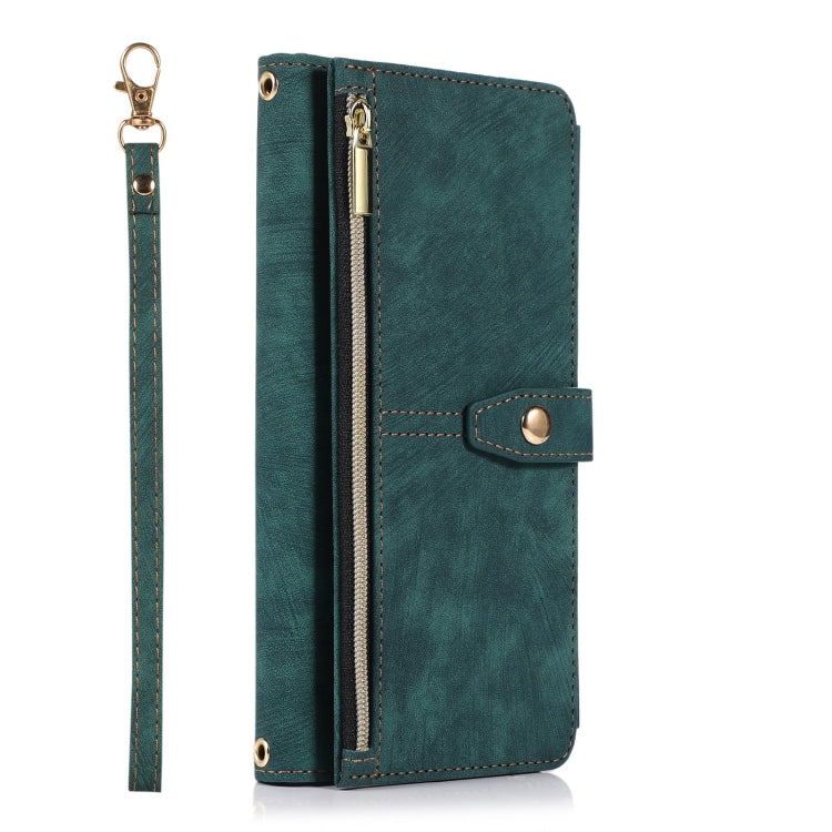 Dream 9-Card Wallet Zipper Bag Leather Phone Case, For Samsung Galaxy A22 4G, For Samsung Galaxy A22 5G, For Samsung Galaxy A51 4G, For Samsung Galaxy A71 4G, For Samsung Galaxy A70 / A70s, For Samsung Galaxy A20 / A30, For Samsung Galaxy A12 4G / 5G  ...