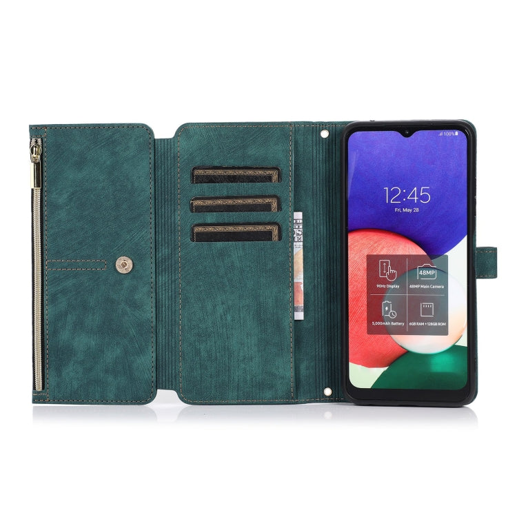 Dream 9-Card Wallet Zipper Bag Leather Phone Case, For Samsung Galaxy A22 4G, For Samsung Galaxy A22 5G, For Samsung Galaxy A51 4G, For Samsung Galaxy A71 4G, For Samsung Galaxy A70 / A70s, For Samsung Galaxy A20 / A30, For Samsung Galaxy A12 4G / 5G  ...