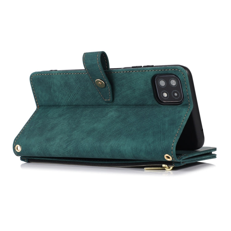 Dream 9-Card Wallet Zipper Bag Leather Phone Case, For Samsung Galaxy A22 4G, For Samsung Galaxy A22 5G, For Samsung Galaxy A51 4G, For Samsung Galaxy A71 4G, For Samsung Galaxy A70 / A70s, For Samsung Galaxy A20 / A30, For Samsung Galaxy A12 4G / 5G  ...