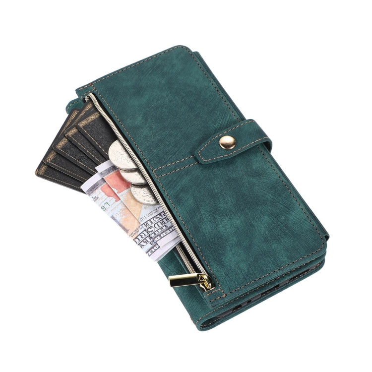 Dream 9-Card Wallet Zipper Bag Leather Phone Case, For Samsung Galaxy A22 4G, For Samsung Galaxy A22 5G, For Samsung Galaxy A51 4G, For Samsung Galaxy A71 4G, For Samsung Galaxy A70 / A70s, For Samsung Galaxy A20 / A30, For Samsung Galaxy A12 4G / 5G  ...