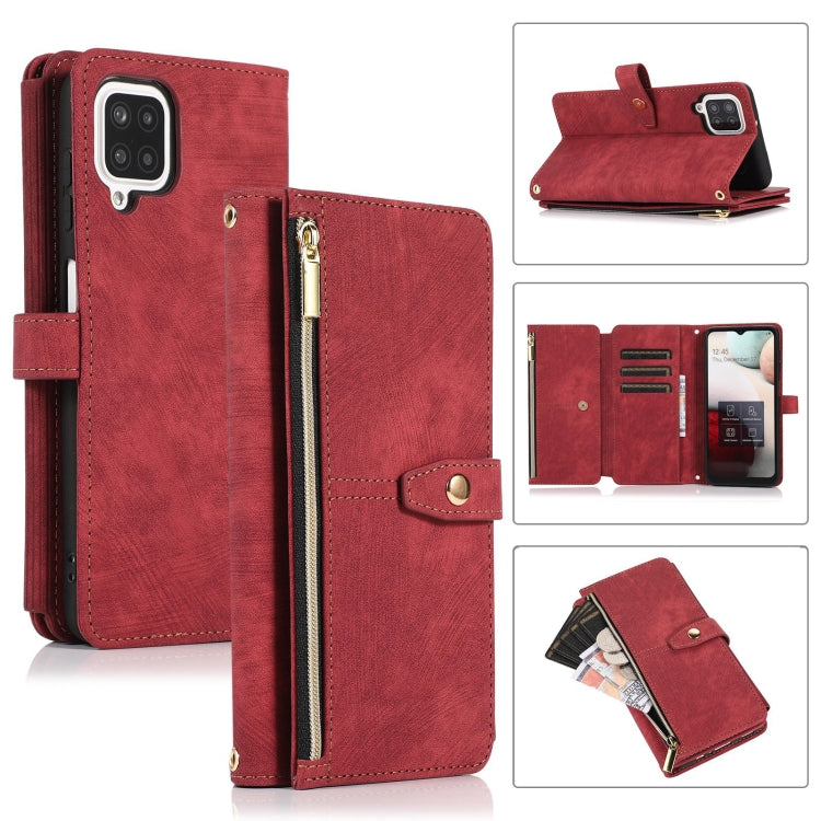 Dream 9-Card Wallet Zipper Bag Leather Phone Case, For Samsung Galaxy A22 4G, For Samsung Galaxy A22 5G, For Samsung Galaxy A51 4G, For Samsung Galaxy A71 4G, For Samsung Galaxy A70 / A70s, For Samsung Galaxy A20 / A30, For Samsung Galaxy A12 4G / 5G  ...