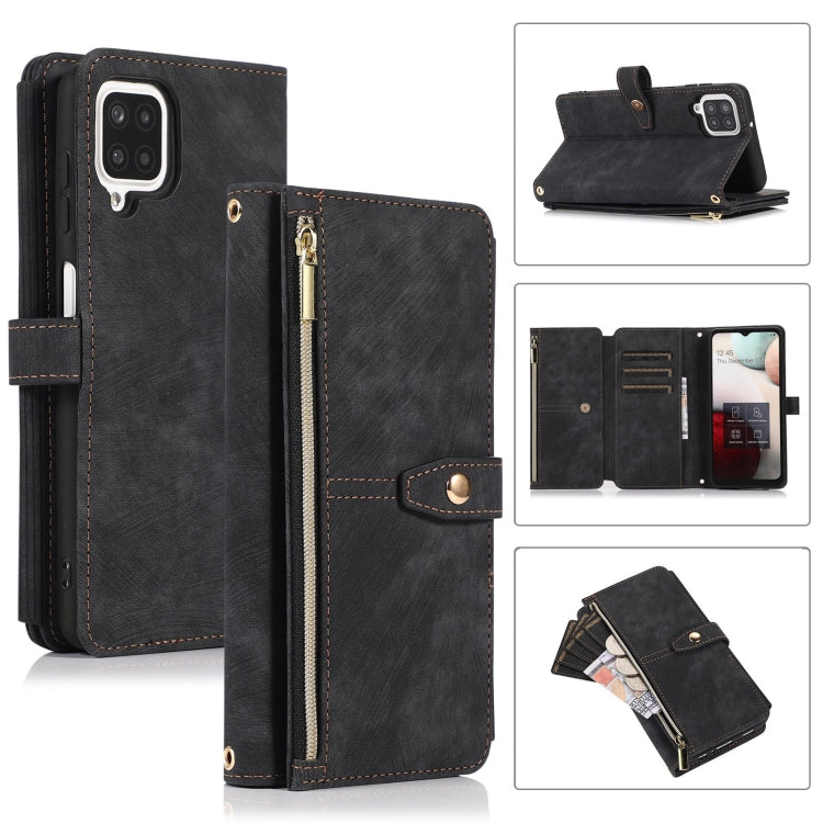 Dream 9-Card Wallet Zipper Bag Leather Phone Case, For Samsung Galaxy A22 4G, For Samsung Galaxy A22 5G, For Samsung Galaxy A51 4G, For Samsung Galaxy A71 4G, For Samsung Galaxy A70 / A70s, For Samsung Galaxy A20 / A30, For Samsung Galaxy A12 4G / 5G  ...