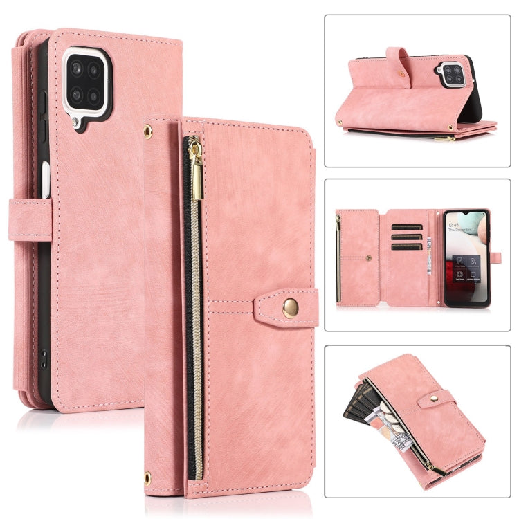 Dream 9-Card Wallet Zipper Bag Leather Phone Case, For Samsung Galaxy A22 4G, For Samsung Galaxy A22 5G, For Samsung Galaxy A51 4G, For Samsung Galaxy A71 4G, For Samsung Galaxy A70 / A70s, For Samsung Galaxy A20 / A30, For Samsung Galaxy A12 4G / 5G  ...