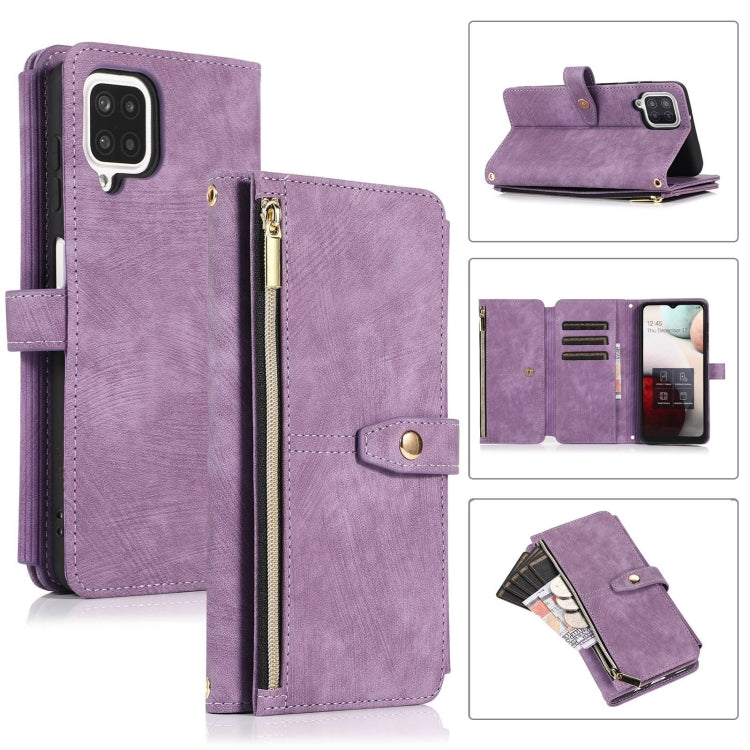 Dream 9-Card Wallet Zipper Bag Leather Phone Case, For Samsung Galaxy A22 4G, For Samsung Galaxy A22 5G, For Samsung Galaxy A51 4G, For Samsung Galaxy A71 4G, For Samsung Galaxy A70 / A70s, For Samsung Galaxy A20 / A30, For Samsung Galaxy A12 4G / 5G  ...
