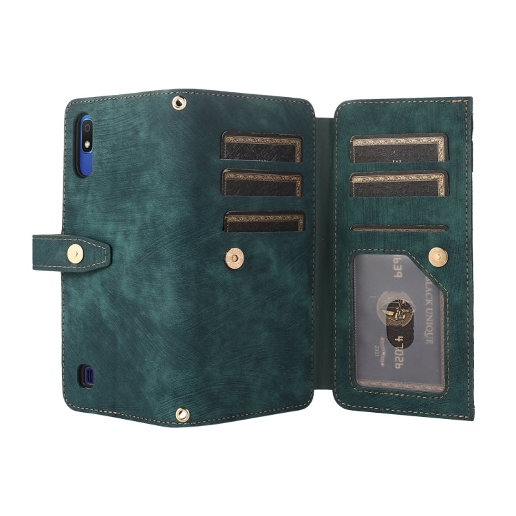 Dream 9-Card Wallet Zipper Bag Leather Phone Case, For Samsung Galaxy A10, For Samsung Galaxy A21s, For Samsung Galaxy A72 4G / 5G