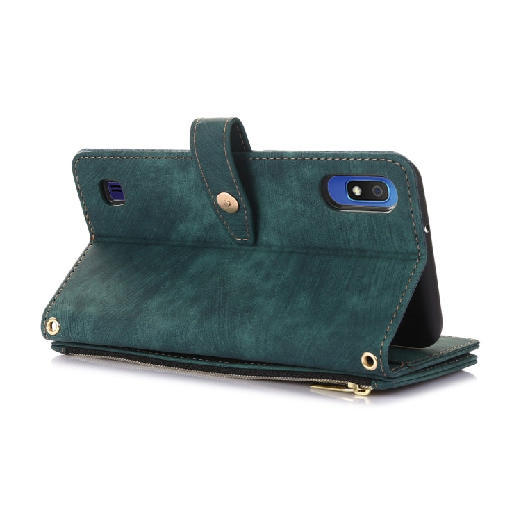 Dream 9-Card Wallet Zipper Bag Leather Phone Case, For Samsung Galaxy A10, For Samsung Galaxy A21s, For Samsung Galaxy A72 4G / 5G