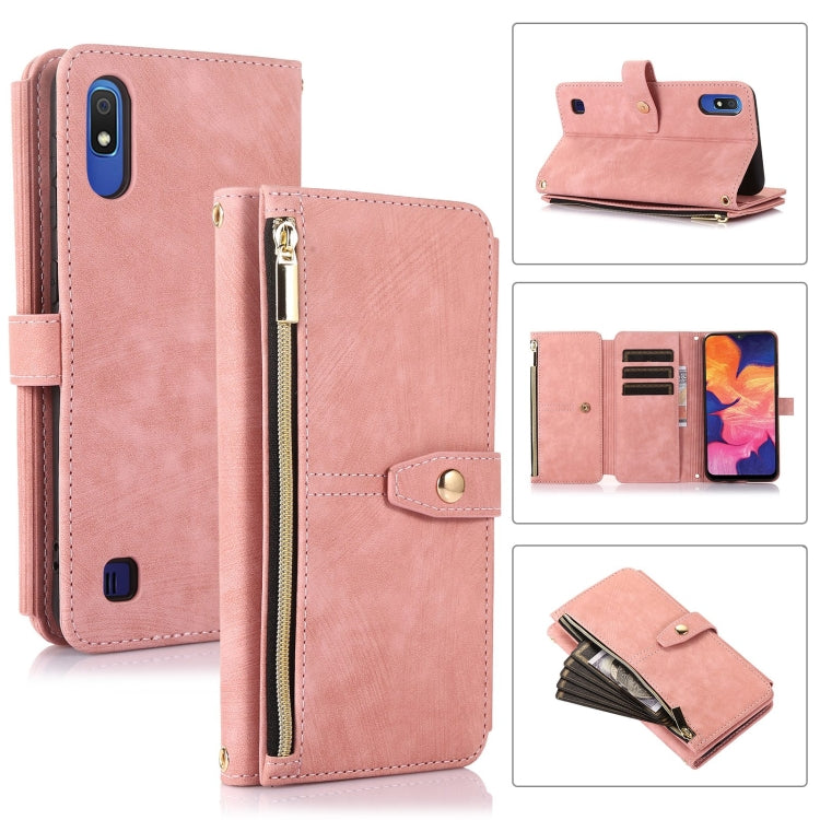 Dream 9-Card Wallet Zipper Bag Leather Phone Case, For Samsung Galaxy A10, For Samsung Galaxy A21s, For Samsung Galaxy A72 4G / 5G