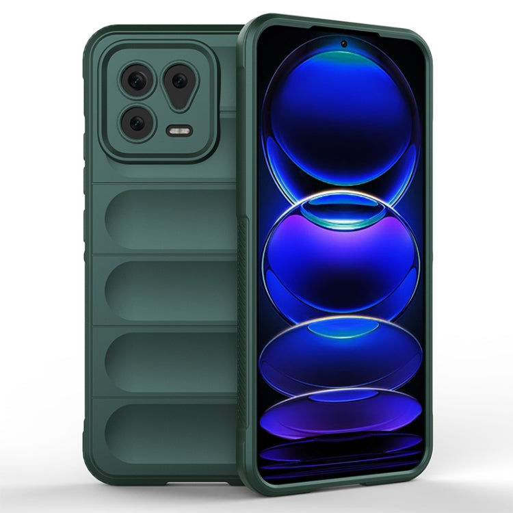 Magic Shield TPU + Flannel Phone Case, For Xiaomi 13