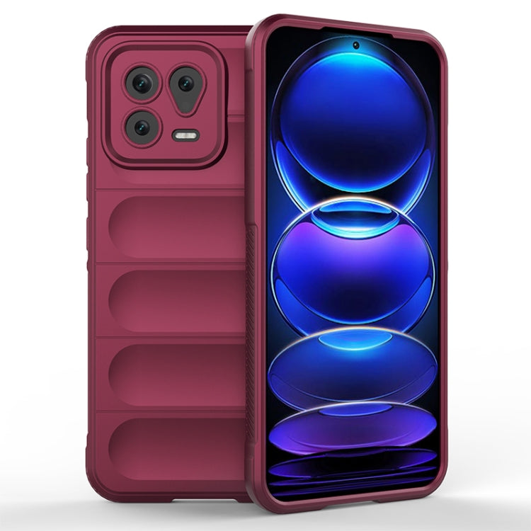 Magic Shield TPU + Flannel Phone Case, For Xiaomi 13