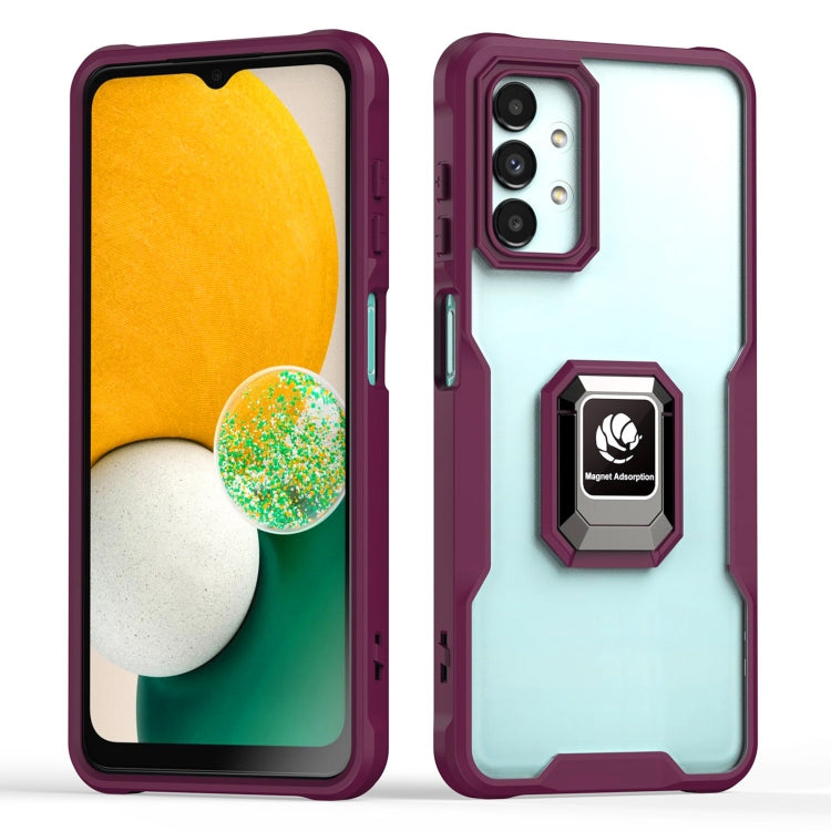 Armor Shockproof Magnetic Ring Phone Case, For Samsung Galaxy A13 4G / 5G, For Samsung Galaxy A20s, For Samsung Galaxy A03s / A02s EU 164mm, For Samsung Galaxy A02 / M02