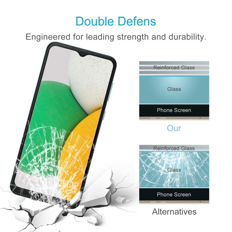 10pcs 0.26mm 9H 2.5D Tempered Glass Film, For Samsung Galaxy A04 Core(10pcs), For Xiaomi Redmi 12C / Xiaomi Poco C55(10pcs)