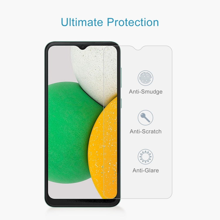 50pcs 0.26mm 9H 2.5D Tempered Glass Film, For Samsung Galaxy A04 Core(50pcs), For Xiaomi Redmi 12C / Xiaomi Poco C55(50pcs)