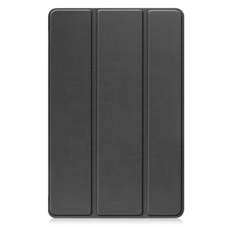 Custer Pure Color 3-Fold Holder Leather Smart Tablet Case, For Nokia T21