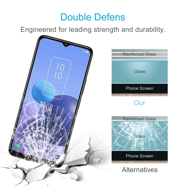 10pcs 0.26mm 9H 2.5D Tempered Glass Film, For TCL 408 (10 PCS), For TCL 40 SE (10 PCS), For Motorola ThinkPhone (10 PC)