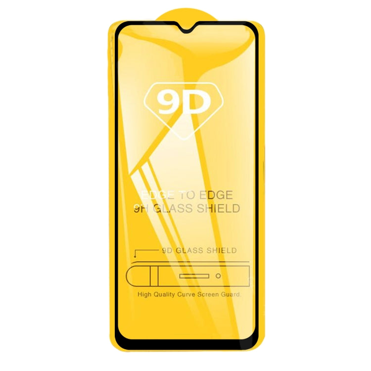 9D Full Glue Full Screen Tempered Glass Film, For Xiaomi Redmi 10C (1 PCS)
