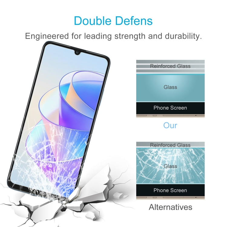 50pcs 0.26mm 9H 2.5D Tempered Glass Film, For Honor X9a(50 PCS), For Honor X7a(50 PCS)