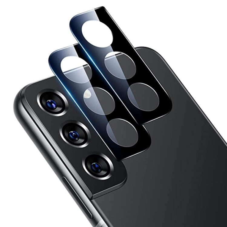 2pcs 3D Edge Glue Tempered Glass Full Film with 2pcs Aluminum Lens Film Set, Support Fingerprint Unlock, For Samsung Galaxy S23 5G, For Samsung Galaxy S23+ 5G, For Samsung Galaxy S23 Ultra 5G