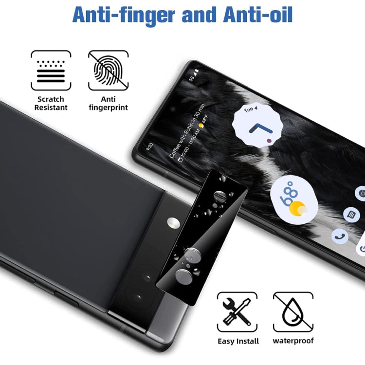 2pcs Full Glue Tempered Glass Full Film with 2pcs Aluminum Lens Film Set, For Google Pixel 7, For Google Pixel 7 Pro