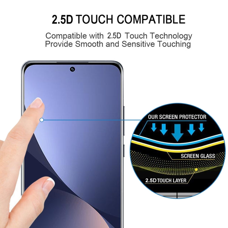 2pcs 3D Edge Glue Tempered Glass Full Film with 2pcs Lens Film Set, For Xiaomi 12 (Set), For Xiaomi 12 Pro (Set)