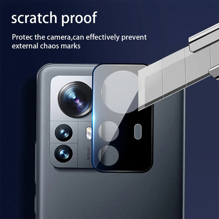 2pcs 3D Edge Glue Tempered Glass Full Film with 2pcs Lens Film Set, For Xiaomi 12 (Set), For Xiaomi 12 Pro (Set)