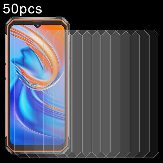 50 PCS 0.26mm 9H 2.5D Tempered Glass Film, For Blackview BV9200(50 PCS), For Blackview Oscal S80(50 PCS)