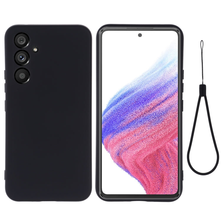 Solid Color Liquid Silicone Dropproof Full Coverage Phone Case, For Samsung Galaxy A54 5G