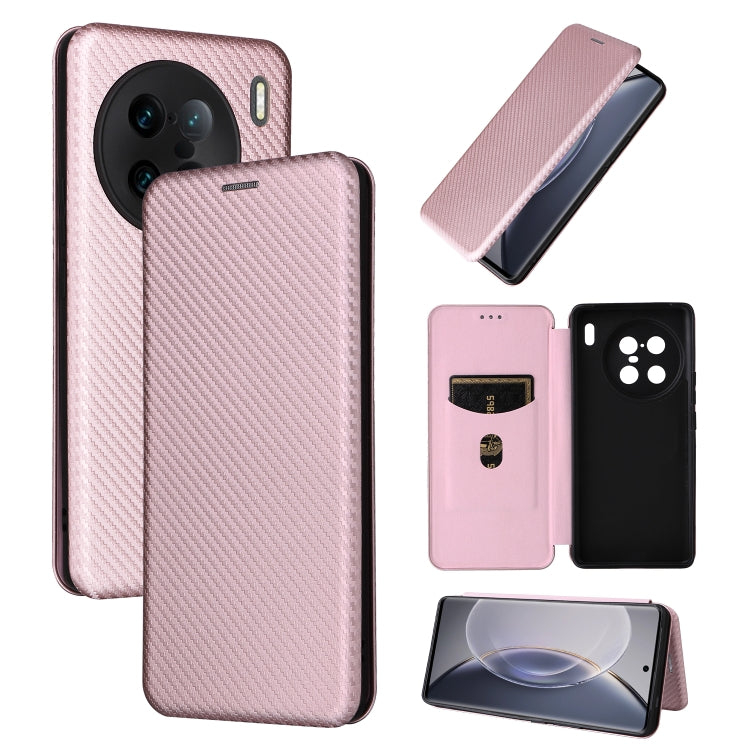 Carbon Fiber Texture Flip Leather Phone Case, For vivo X90 Pro+ 5G, For Fujitsu Arrows N F-51C, For Google Pixel 7a, For Huawei nova 10, For Ulefone Note 14, For Samsung Galaxy A34 5G, For Samsung Galaxy A54 5G