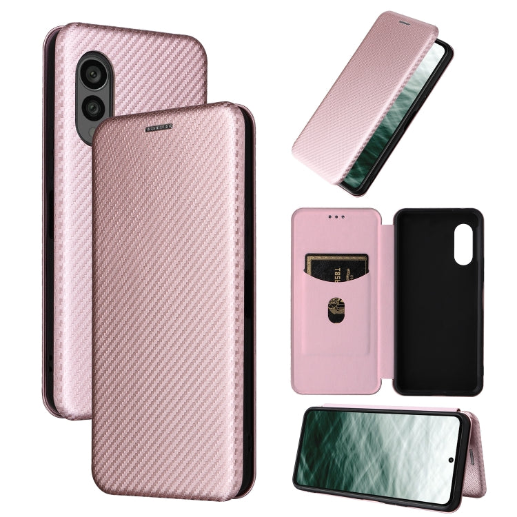 Carbon Fiber Texture Flip Leather Phone Case, For vivo X90 Pro+ 5G, For Fujitsu Arrows N F-51C, For Google Pixel 7a, For Huawei nova 10, For Ulefone Note 14, For Samsung Galaxy A34 5G, For Samsung Galaxy A54 5G
