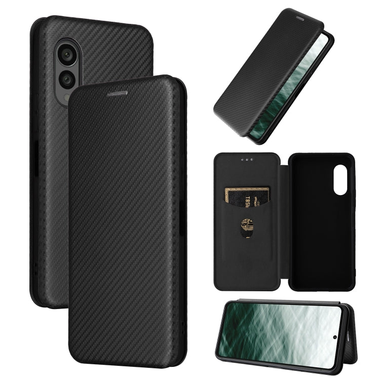 Carbon Fiber Texture Flip Leather Phone Case, For vivo X90 Pro+ 5G, For Fujitsu Arrows N F-51C, For Google Pixel 7a, For Huawei nova 10, For Ulefone Note 14, For Samsung Galaxy A34 5G, For Samsung Galaxy A54 5G