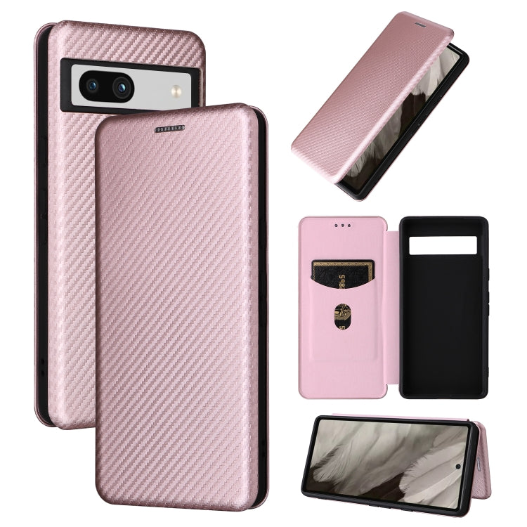 Carbon Fiber Texture Flip Leather Phone Case, For vivo X90 Pro+ 5G, For Fujitsu Arrows N F-51C, For Google Pixel 7a, For Huawei nova 10, For Ulefone Note 14, For Samsung Galaxy A34 5G, For Samsung Galaxy A54 5G