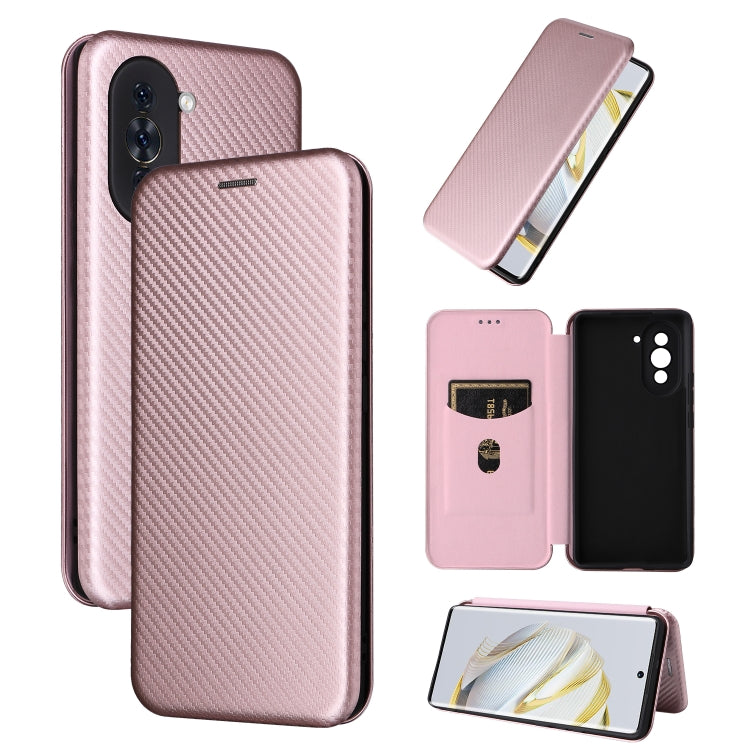 Carbon Fiber Texture Flip Leather Phone Case, For vivo X90 Pro+ 5G, For Fujitsu Arrows N F-51C, For Google Pixel 7a, For Huawei nova 10, For Ulefone Note 14, For Samsung Galaxy A34 5G, For Samsung Galaxy A54 5G