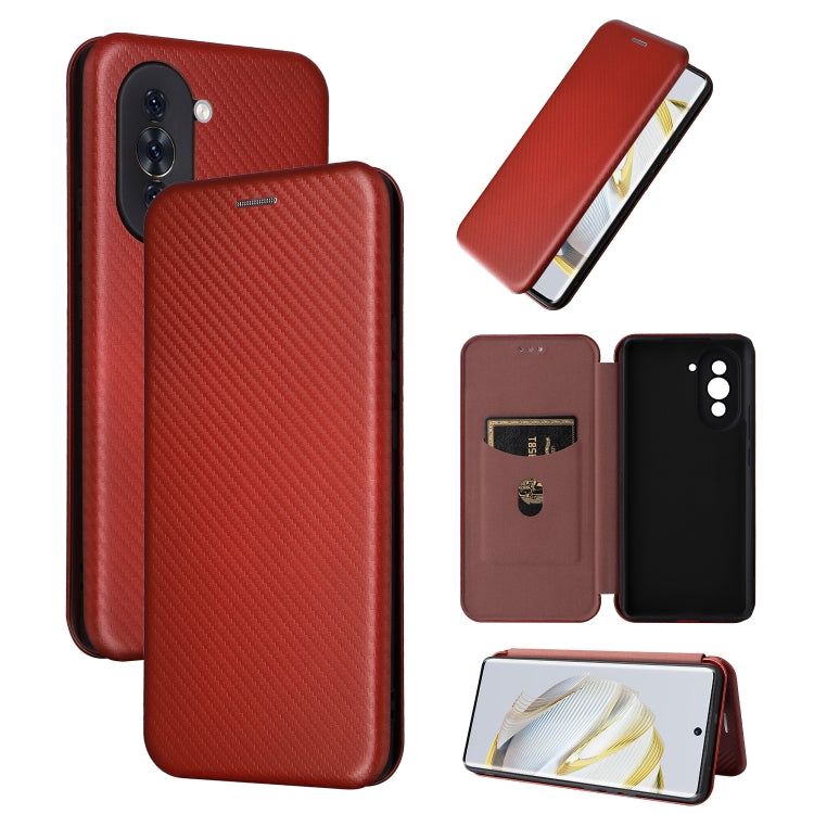 Carbon Fiber Texture Flip Leather Phone Case, For vivo X90 Pro+ 5G, For Fujitsu Arrows N F-51C, For Google Pixel 7a, For Huawei nova 10, For Ulefone Note 14, For Samsung Galaxy A34 5G, For Samsung Galaxy A54 5G