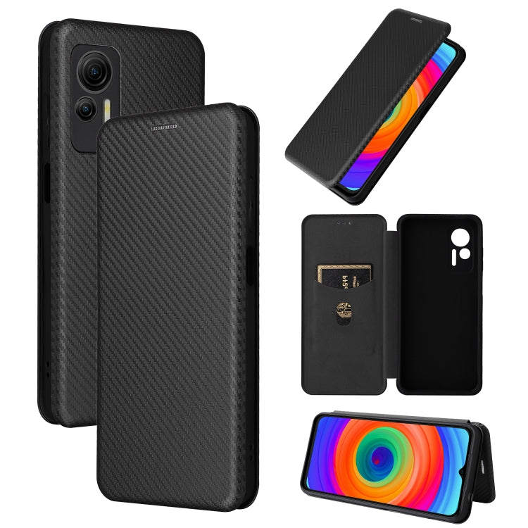 Carbon Fiber Texture Flip Leather Phone Case, For vivo X90 Pro+ 5G, For Fujitsu Arrows N F-51C, For Google Pixel 7a, For Huawei nova 10, For Ulefone Note 14, For Samsung Galaxy A34 5G, For Samsung Galaxy A54 5G