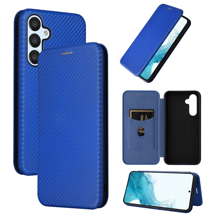 Carbon Fiber Texture Flip Leather Phone Case, For vivo X90 Pro+ 5G, For Fujitsu Arrows N F-51C, For Google Pixel 7a, For Huawei nova 10, For Ulefone Note 14, For Samsung Galaxy A34 5G, For Samsung Galaxy A54 5G