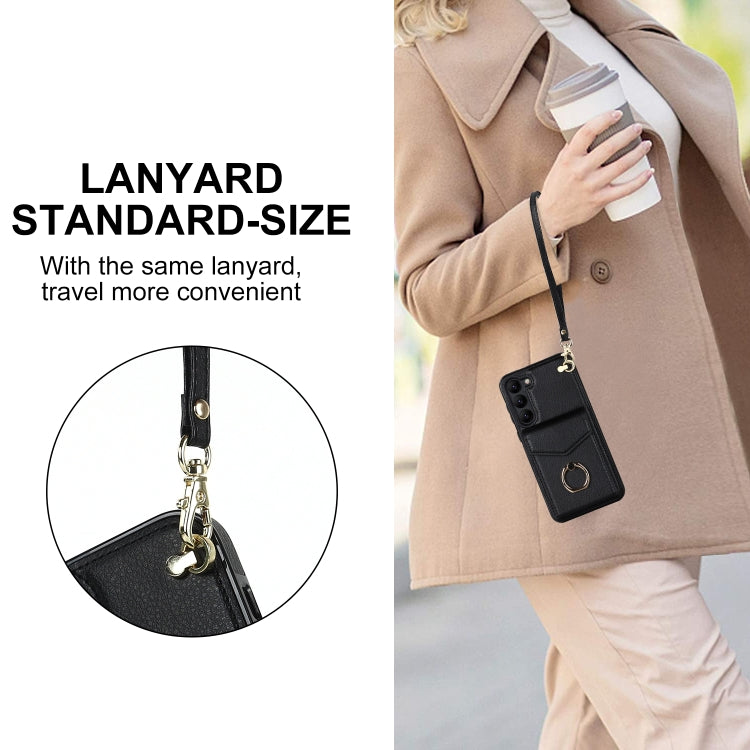Ring Holder RFID Card Slot Phone Case, For Samsung Galaxy S23 5G, For Samsung Galaxy S24 Ultra 5G, For Samsung Galaxy A54 5G, For Samsung Galaxy S23+ 5G, For Samsung Galaxy S24+ 5G, For Samsung Galaxy S24 5G, For Samsung Galaxy A12                     ...