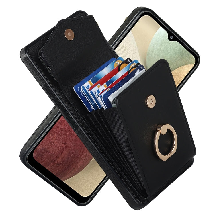 Ring Holder RFID Card Slot Phone Case, For Samsung Galaxy A54 5G, For Samsung Galaxy S23 5G, For Samsung Galaxy S24 Ultra 5G, For Samsung Galaxy S23+ 5G, For Samsung Galaxy S24+ 5G, For Samsung Galaxy A12, For Samsung Galaxy S24 5G                     ...
