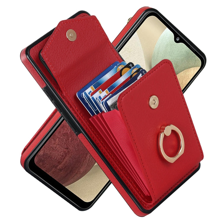 Ring Holder RFID Card Slot Phone Case, For Samsung Galaxy A54 5G, For Samsung Galaxy S23 5G, For Samsung Galaxy S24 Ultra 5G, For Samsung Galaxy S23+ 5G, For Samsung Galaxy S24+ 5G, For Samsung Galaxy A12, For Samsung Galaxy S24 5G                     ...