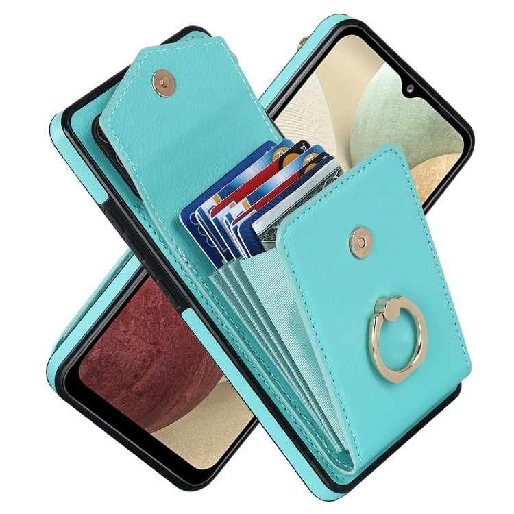 Ring Holder RFID Card Slot Phone Case, For Samsung Galaxy A54 5G, For Samsung Galaxy S23 5G, For Samsung Galaxy S24 Ultra 5G, For Samsung Galaxy S23+ 5G, For Samsung Galaxy S24+ 5G, For Samsung Galaxy A12, For Samsung Galaxy S24 5G                     ...