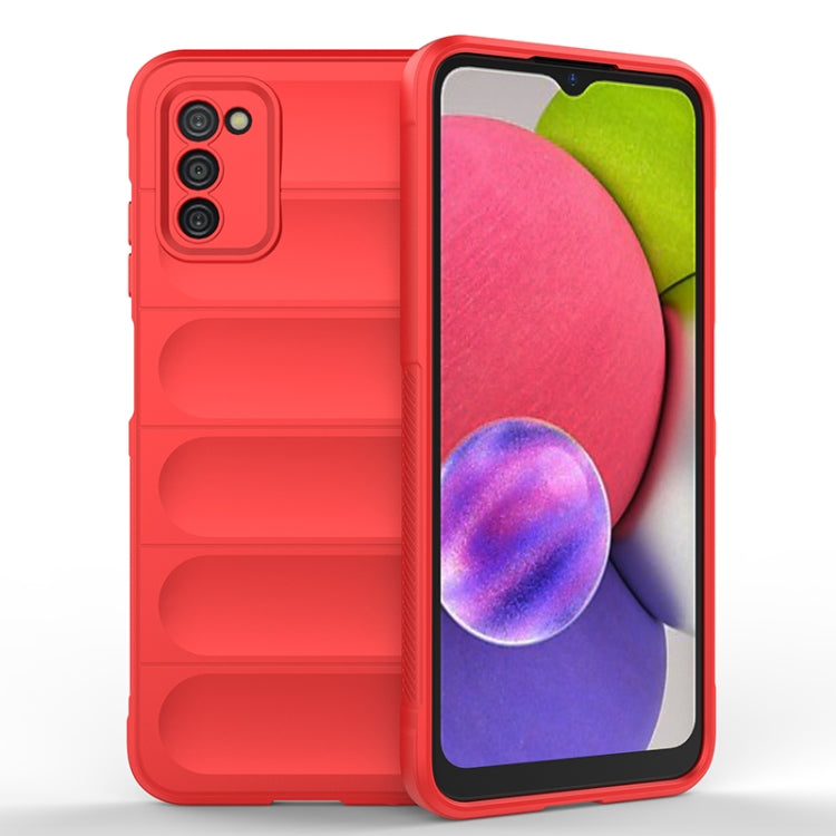 Magic Shield TPU + Flannel Phone Case, For Samsung Galaxy A03s India Version