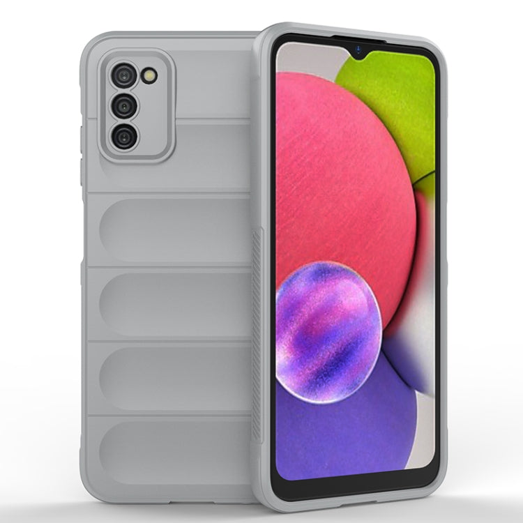 Magic Shield TPU + Flannel Phone Case, For Samsung Galaxy A03s India Version