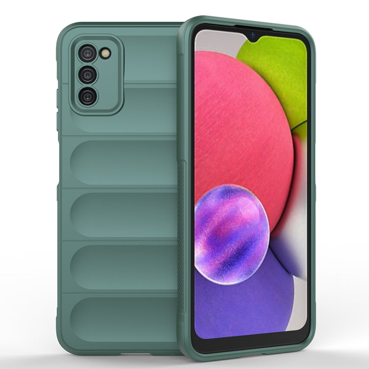 Magic Shield TPU + Flannel Phone Case, For Samsung Galaxy A03s India Version