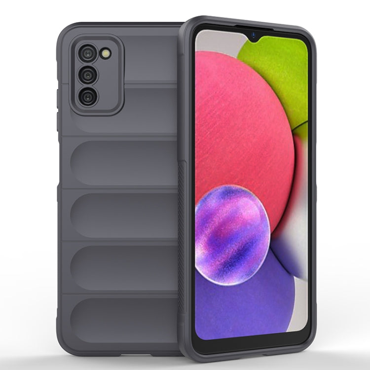 Magic Shield TPU + Flannel Phone Case, For Samsung Galaxy A03s India Version