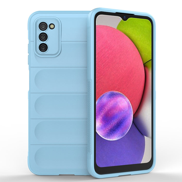 Magic Shield TPU + Flannel Phone Case, For Samsung Galaxy A03s India Version