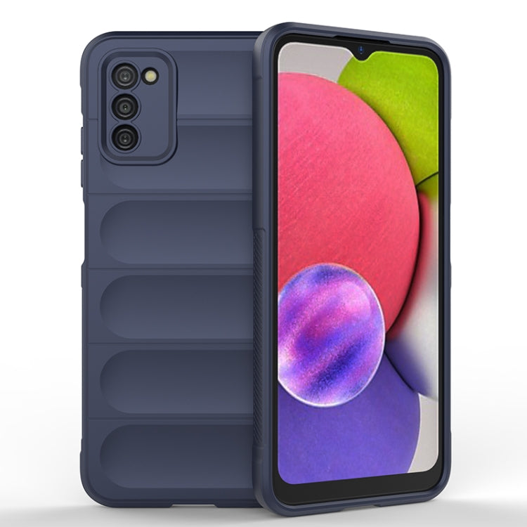 Magic Shield TPU + Flannel Phone Case, For Samsung Galaxy A03s India Version