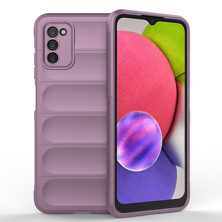 Magic Shield TPU + Flannel Phone Case, For Samsung Galaxy A03s India Version